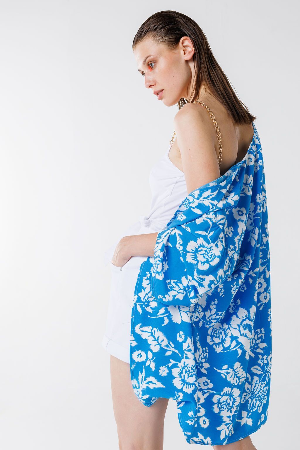 Floral patterned mandeau 